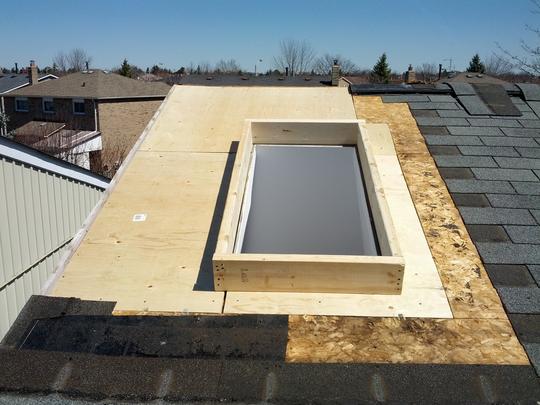 Skylight Replacement: Curb