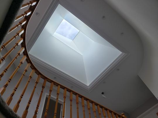 Velux skylight installed