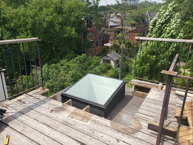 Skylight Replacement: Flat roof