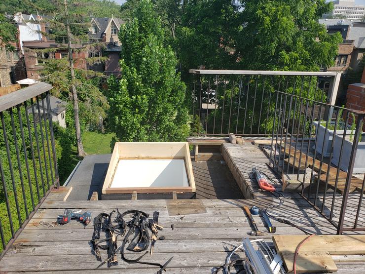 Skylight Replacement: Flat roof